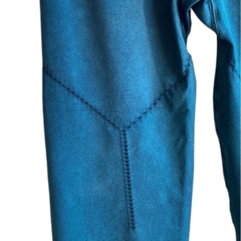 JoyLab Yoga NWOT Dark Blue High Rise 7/8 Leggings Ribbed Waistband Sz L - Picture 5 of 7